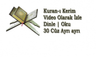 KURAN-I KERİM OKU DİNLE